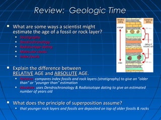Origins of Life 3 - Age of Earth | PPT