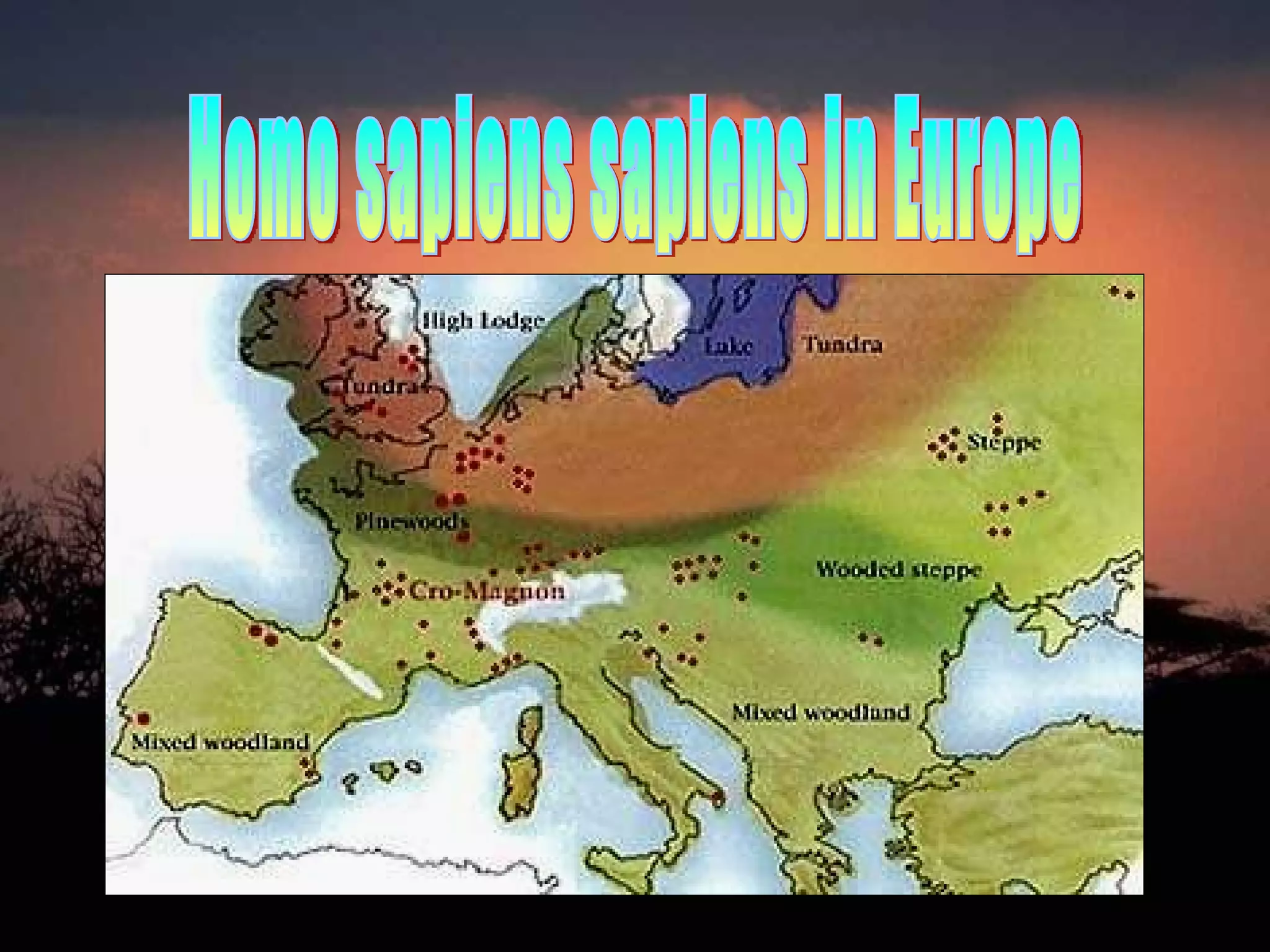 Homo sapiens sapiens in Europe 