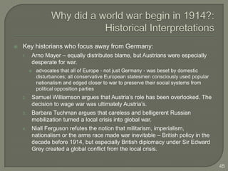 Origins of World War I | PPT