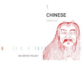 CHINESE
ORIGIN STORY
1
 