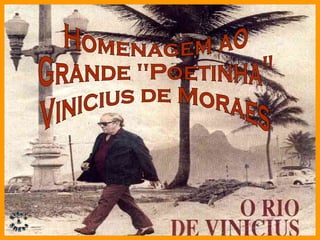Homenagem ao  Grande &quot;Poetinha&quot; Vinicius de Moraes 
