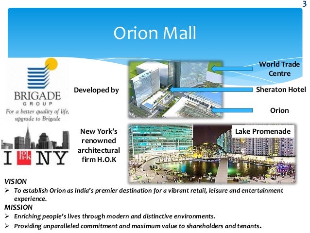 Orion mall Bangalore
