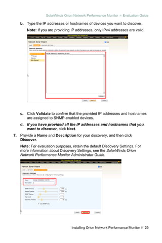 Solarwinds Network Performance Monitor Administrator Guide.pdf Orion npm evaluationguide | PDF