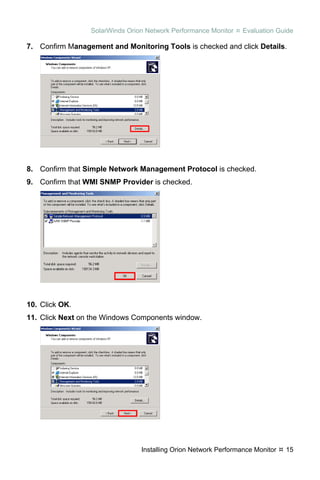 solarwinds monitoring tool guide