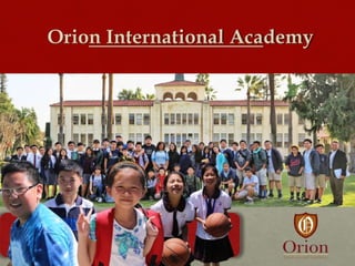 Orion International Academy

“Sharing the responsibility for
educating our children.”
-Vielka McFarlane
President

 