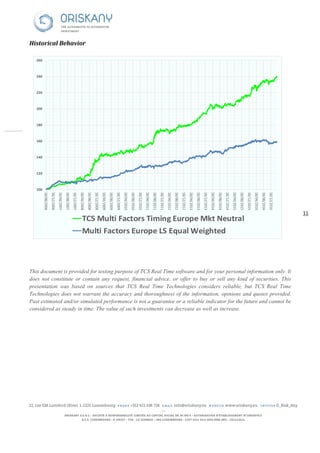 Oriskany' TCS Multi-Factor Timing - Factor Investing White Paper | PDF ...