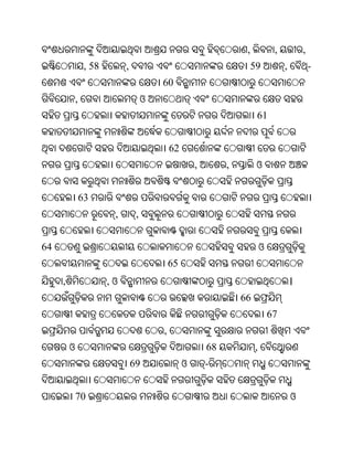 ,            ,           ,
                  , 58        ,                                       59               ,           -
                                           60
             ,                         ଓ
                                                                          61


                                               62
                                                        ,        ,        ଓ


                 63
                          ,        ,


64                                                                            ଓ
                                               65
     ,                   ,ଓ                                                                ।
                                                                     66
                                                                                  67
                                           ,
         ଓ                                                  68            ,
                                  69                ଓ       -


             70                                                                            ଓ
 