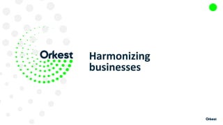 Harmonizing
businesses
 