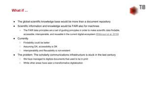 Open Research Knowledge Graph (ORKG) - an overview | PDF