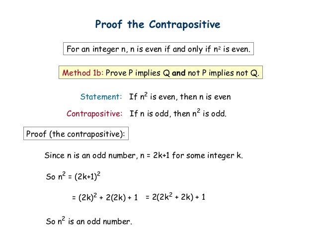 Discrete Math Lecture 03: Methods of Proof