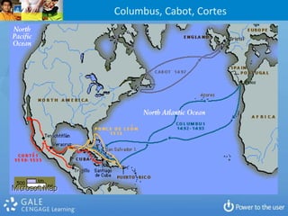Columbus, Cabot, Cortes
 
