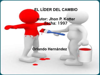 Orlando Hernández
EL LÍDER DEL CAMBIO
autor: Jhon P. Kotter
Fecha: 1997
 