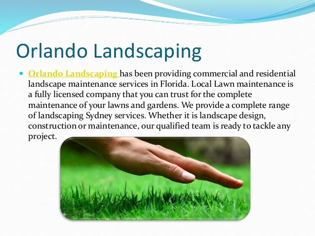 orlando lawn care local lawn maintenance