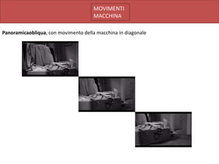 MOVIMENTI
                                      MACCHINA

Panoramicaobliqua, con movimento della macchina in diagonale
 