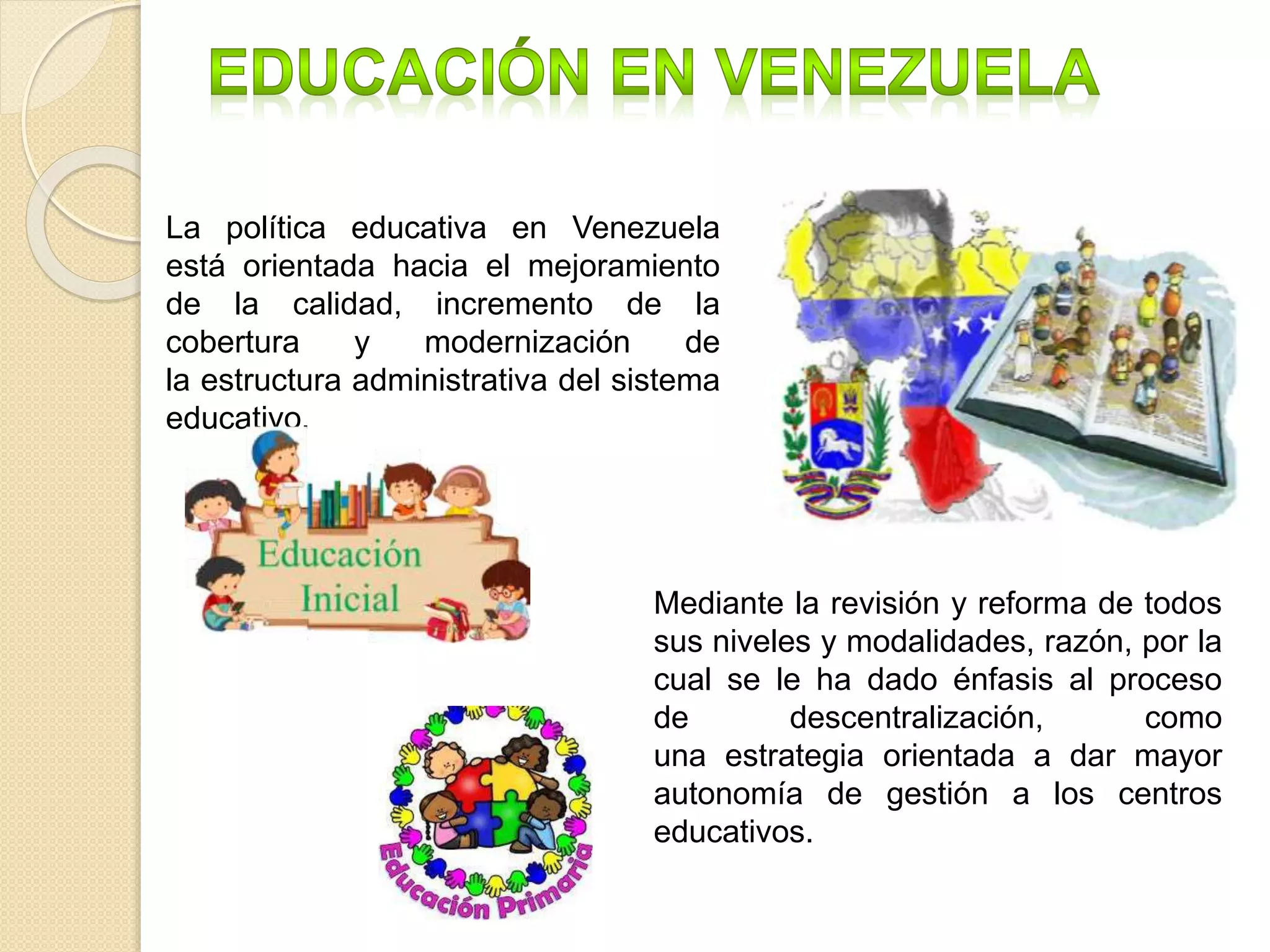 Sistema Educativo de Venezuela | PPT