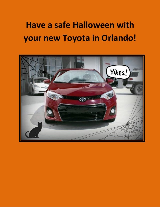 Orlando Toyota halloween safety tips