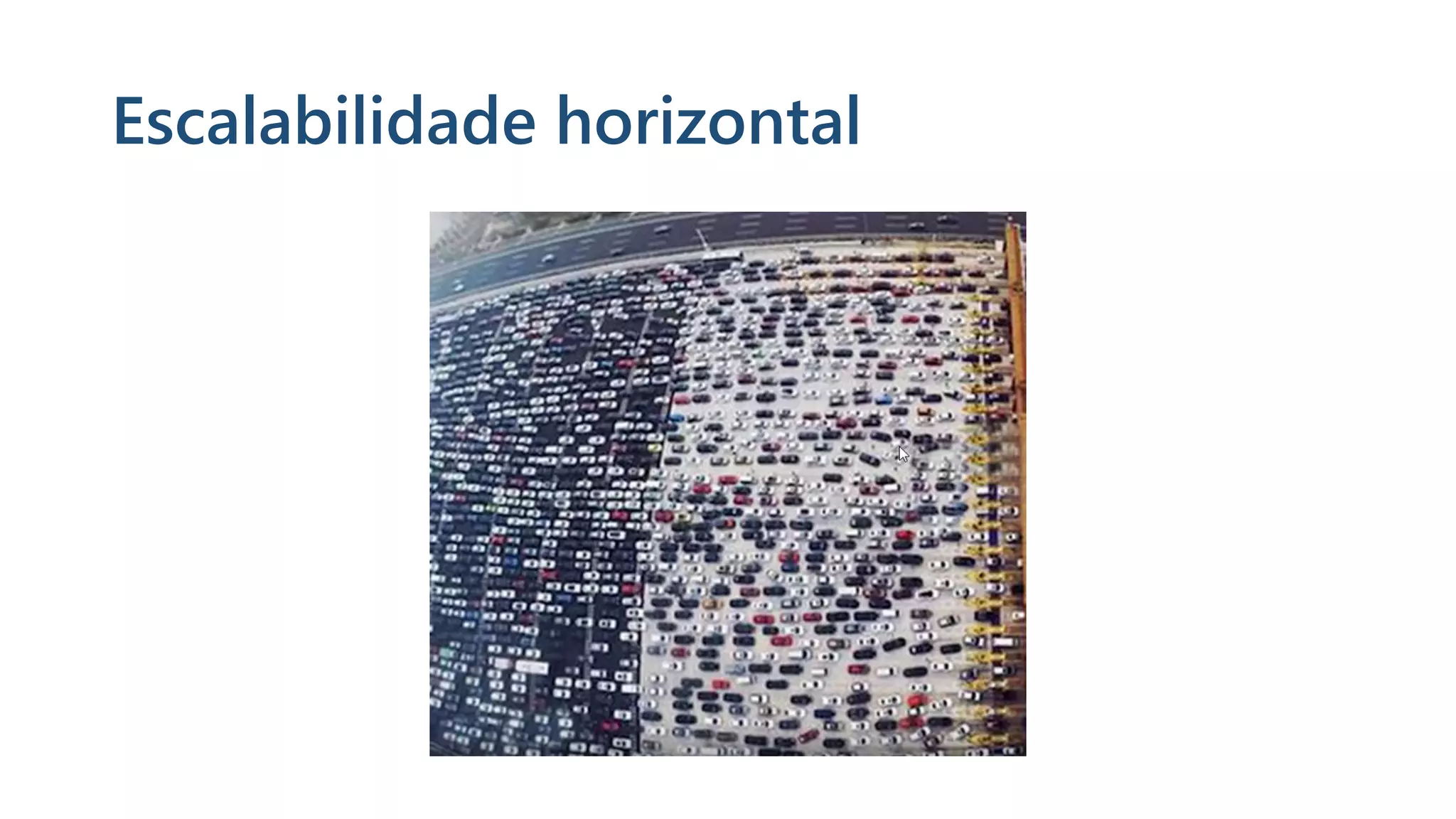 Escalabilidade horizontal
 