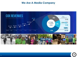 3
We Are A Media Company
 