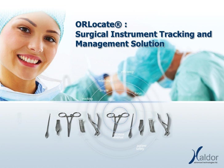 ORLocate surgical instrument tracking and management solution