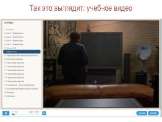Так это выглядит: учебное видео
 