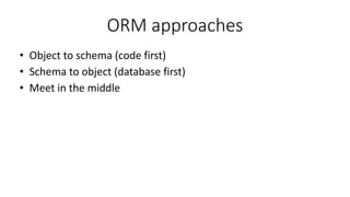 ORM in Go. Internals, tips & tricks | PPTX