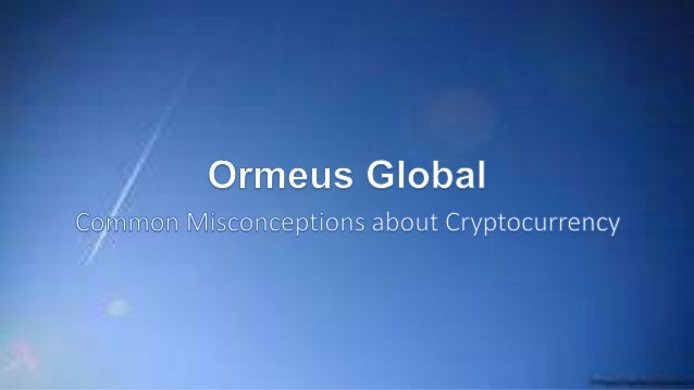 4 misconceptions about cryptocurrency