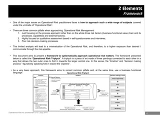 Operational Risk for practitioners v1.0 | PPT
