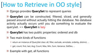 ORM in Django | PDF