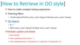 ORM in Django | PDF