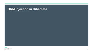 ORM Injection in Hibernate
14
 