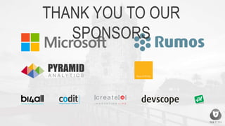 THANK YOU TO OUR
SPONSORS
 