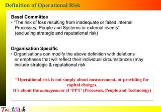 Operational Risk Management under BASEL era | PDF