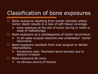 Osteoradionecrosis | PPTX