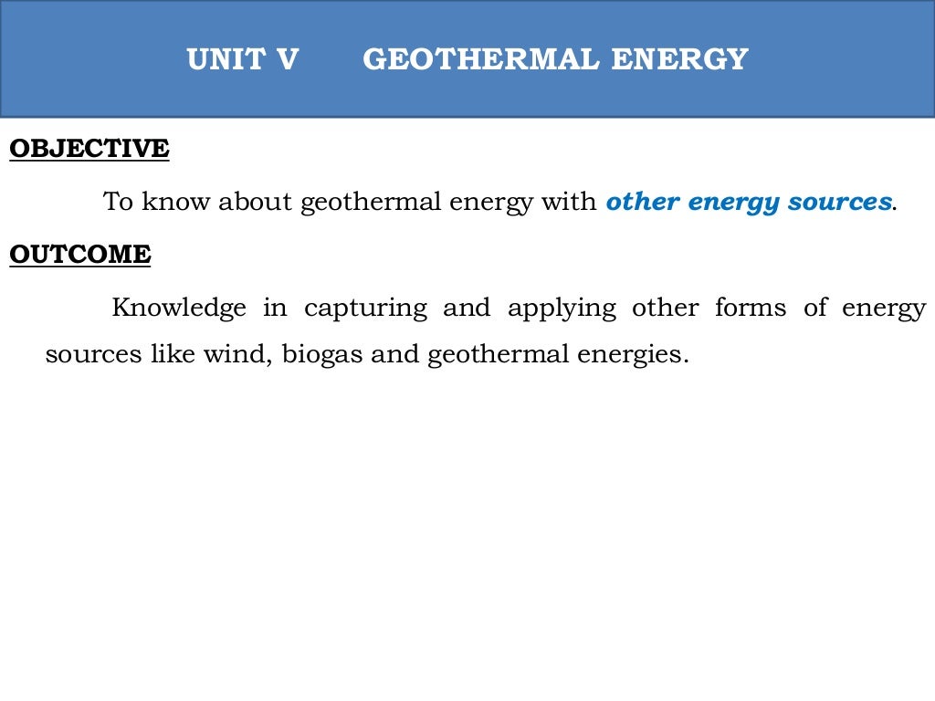 ORO551 RES Unit 1 Role And Potential Of New And Renewable Source