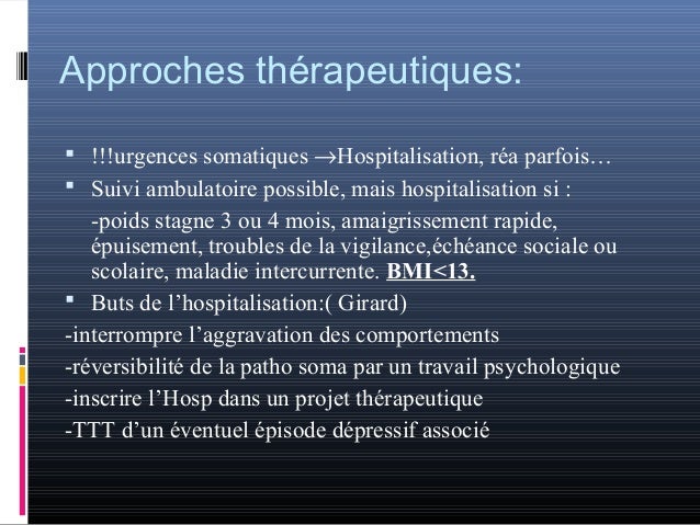 Orodietologie Anorexie Et Sommeil
