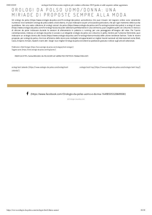 zalando orologi uomo