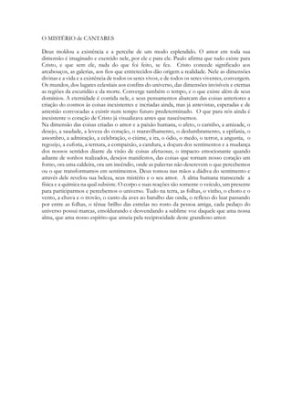 O romance de cantares