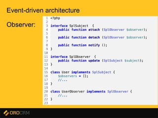 Presentation title here
Event-driven architecture
Observer:
 