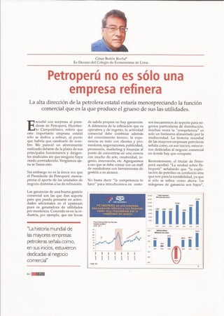 Petroperú no es solo una empresa refinera