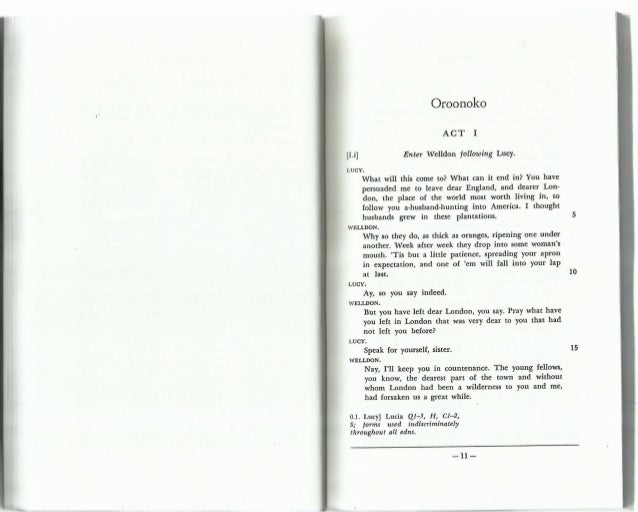 oroonoko sparknotes