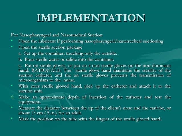 Oropharyngeal , nasopharyngeal and naso tracheal suctioning | PPT | Ear ...