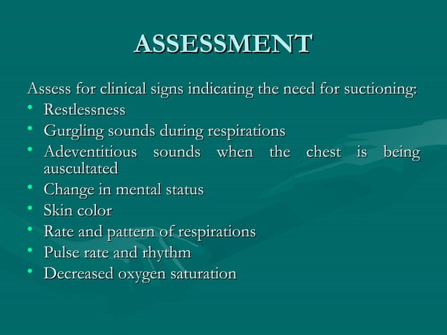 Oropharyngeal , nasopharyngeal and naso tracheal suctioning | PPT | Ear ...