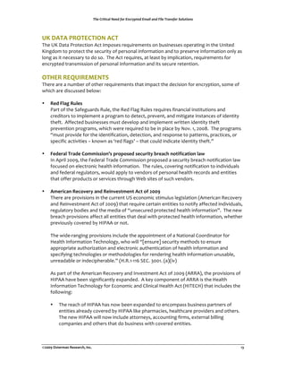 !"#$%&'(')*+$,##-$./&$01)&23(#-$04*'+$*1-$5'+#$!&*16.#&$7/+8('/16$




67%89:9%;.&:<=:2&>%9=:%
!"#$%&$'()($*+,)#-).,/$0-)$.12,3#3$+#45.+#1#/)3$,/$653./#33#3$,2#+()./7$./$)"#$%/.)#8$
&./78,1$),$2+,)#-)$)"#$3#-5+.)9$,:$2#+3,/(;$./:,+1().,/$(/8$),$2+#3#+<#$./:,+1().,/$,/;9$(3$
;,/7$(3$.)$/#-#33(+9$),$8,$3,=$$!"#$0-)$+#45.+#3>$()$;#(3)$69$.12;.-().,/>$+#45.+#1#/)3$:,+$
#/-+92)#8$)+(/31.33.,/$,:$2#+3,/(;$./:,+1().,/$(/8$.)3$3#-5+#$+#)#/).,/=$
$
&:?<.%.<@62.<A<>:B%
!"#+#$(+#$($/516#+$,:$,)"#+$+#45.+#1#/)3$)"()$.12(-)$)"#$8#-.3.,/$:,+$#/-+92).,/>$3,1#$,:$
?".-"$(+#$8.3-533#8$6#;,?@$
$
• .)C%DE,F%.GE)'%
   *(+)$,:$)"#$A(:#75(+83$B5;#>$)"#$B#8$C;(7$B5;#3$+#45.+#3$:./(/-.(;$./3).)5).,/3$(/8$
   -+#8.),+3$),$.12;#1#/)$($2+,7+(1$),$8#)#-)>$2+#<#/)>$(/8$1.).7()#$./3)(/-#3$,:$.8#/).)9$
   )"#:)=$$0::#-)#8$653./#33#3$153)$8#<#;,2$(/8$.12;#1#/)$?+.))#/$.8#/).)9$)"#:)$
   2+#<#/).,/$2+,7+(13>$?".-"$?#+#$+#45.+#8$),$6#$./$2;(-#$69$D,<=$E>$FGGH=$$!"#$2+,7+(13$
   I153)$2+,<.8#$:,+$)"#$.8#/).:.-().,/>$8#)#-).,/>$(/8$+#32,/3#$),$2())#+/3>$2+(-).-#3>$,+$
   32#-.:.-$(-).<.).#3$J$K/,?/$(3$L+#8$:;(73M$J$)"()$-,5;8$./8.-()#$.8#/).)9$)"#:)=N$
   $
• D)C)*,E%:*,C)%=H++I''IH-J'%K*HKH')C%')/G*I(L%M*),/0%-H(INI/,(IH-%E,O%
   O/$02+.;$FGGP>$)"#$C#8#+(;$!+(8#$Q,11.33.,/$2+,2,3#8$($3#-5+.)9$6+#(-"$/,).:.-().,/$;(?$
   :,-53#8$,/$#;#-)+,/.-$"#(;)"$./:,+1().,/=$$!"#$+5;#3>$-,<#+./7$/,).:.-().,/$),$./8.<.85(;3$
   (/8$:#8#+(;$+#75;(),+3>$?,5;8$(22;9$),$<#/8,+3$,:$2#+3,/(;$"#(;)"$+#-,+83$(/8$#/).).#3$
   )"()$,::#+$2+,85-)3$,+$3#+<.-#3$)"+,57"$R#6$3.)#3$,:$35-"$<#/8,+3=$
$
• 9+)*I/,-%.)/HP)*L%,-C%.)I-P)'(+)-(%9/(%HN%"##$%
   !"#+#$(+#$2+,<.3.,/3$./$)"#$-5++#/)$%A$#-,/,1.-$3).15;53$;#7.3;().,/$S01#+.-(/$B#-,<#+9$
   (/8$B#./<#3)1#/)$0-)$,:$FGGPT$)"()$+#45.+#$-#+)(./$#/).).#3$),$/,).:9$(::#-)#8$./8.<.85(;3>$
   +#75;(),+9$6,8.#3$(/8$)"#$1#8.($,:$I5/3#-5+#8$2+,)#-)#8$"#(;)"$./:,+1().,/N=$$!"#$/#?$
   6+#(-"$2+,<.3.,/3$(::#-)$(;;$#/).).#3$)"()$8#(;$?.)"$2+,)#-)#8$"#(;)"$./:,+1().,/>$?"#)"#+$
   2+#<.,53;9$-,<#+#8$69$UO*00$,+$/,)=$
$
   !"#$?.8#V+(/7./7$2+,<.3.,/3$./-;58#$)"#$(22,./)1#/)$,:$($D().,/(;$Q,,+8./(),+$:,+$
   U#(;)"$O/:,+1().,/$!#-"/,;,79>$?",$?.;;$IW#/35+#X$3#-5+.)9$1#)",83$),$#/35+#$
   (22+,2+.()#$(5)",+.Y().,/$(/8$#;#-)+,/.-$(5)"#/).-().,/$,:$"#(;)"$./:,+1().,/$(/8$
   32#-.:9./7$)#-"/,;,7.#3$,+$1#)",8,;,7.#3$:,+$+#/8#+./7$"#(;)"$./:,+1().,/$5/53(6;#>$
   5/+#(8(6;#$,+$./8#-.2"#+(6;#=N$SU=B=EVEEZ$A[Q=$GGE=$S(TS.<T$
   $
   03$2(+)$,:$)"#$01#+.-(/$B#-,<#+9$(/8$O/<#3)1#/)$0-)$,:$FGGP$S0BB0T>$)"#$2+,<.3.,/3$,:$
   UO*00$"(<#$6##/$3.7/.:.-(/);9$#]2(/8#8=$$0$K#9$-,12,/#/)$,:$0BB0$.3$)"#$U#(;)"$
   O/:,+1().,/$!#-"/,;,79$:,+$[-,/,1.-$(/8$Q;./.-(;$U#(;)"$0-)$SUO![QUT$)"()$./-;58#3$)"#$
   :,;;,?./7@$
   $
   • !"#$+#(-"$,:$UO*00$"(3$/,?$6##/$#]2(/8#8$),$#/-,12(33$653./#33$2(+)/#+3$,:$
        #/).).#3$(;+#(89$-,<#+#8$69$UO*00$;.K#$2"(+1(-.#3>$"#(;)"-(+#$2+,<.8#+3$(/8$,)"#+3=$$
        !"#$/#?$UO*00$?.;;$/,?$./-;58#$()),+/#93>$(--,5/)./7$:.+13>$#])#+/(;$6.;;./7$
        -,12(/.#3$(/8$,)"#+3$)"()$8,$653./#33$?.)"$-,<#+#8$#/).).#3=$
   $


!"##$%&'()*+,-%.)'),*/01%2-/3%                                   %                                    45%
 