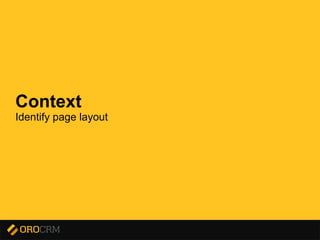 Presentation title here
Context
Identify page layout
 