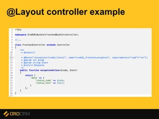 Presentation title here
@Layout controller example
 