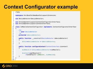 Presentation title here
Context Configurator example
 