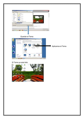 Guardar el Tema
Aplicamos el Tema
El Tema ya esta listo
 
