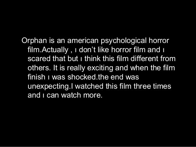 Orphan (2009)
