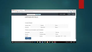 Orphanage Home Management System | PPTX