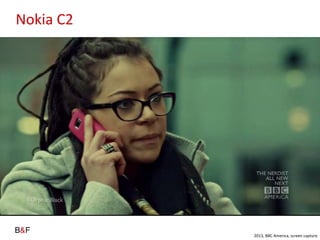 Nokia C2
2013, BBC America, screen capture
 